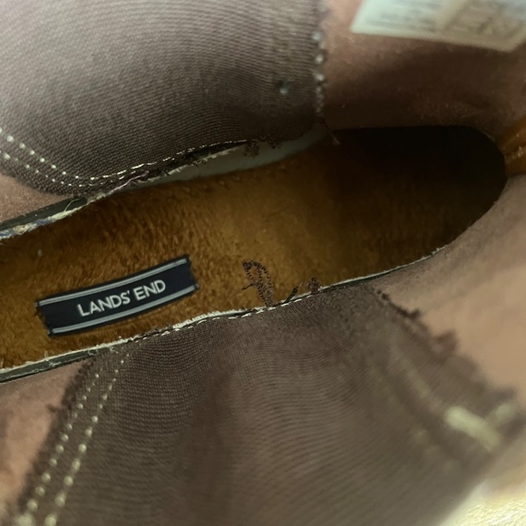 NWOT Men's Lands' Chelsea End Duck Boot Size 12D Tan - Picture 9 of 11